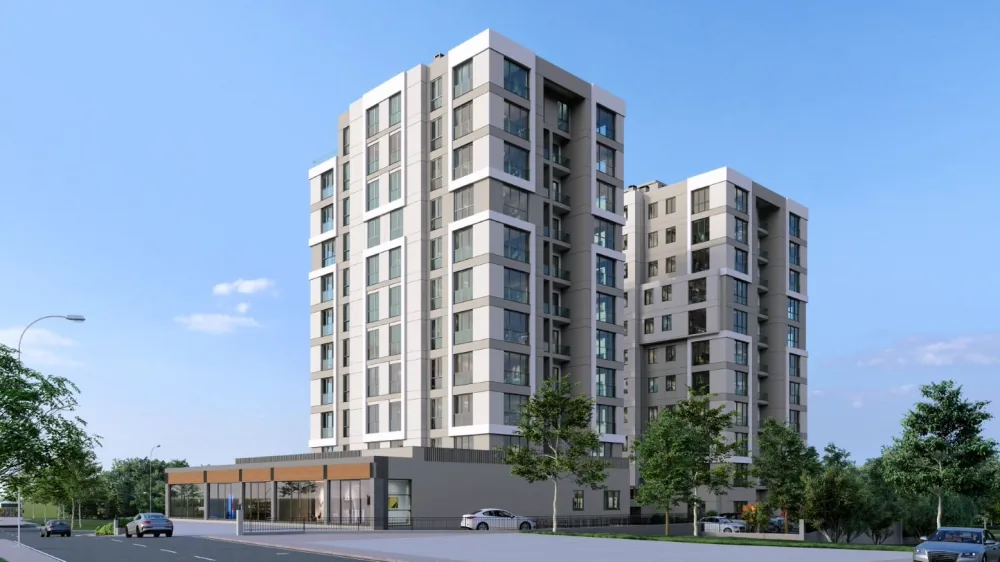 Sa-Ka Çamlık Sitesi, A ve B blok cadde cephesi